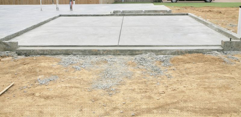 Backyard Slab Construction