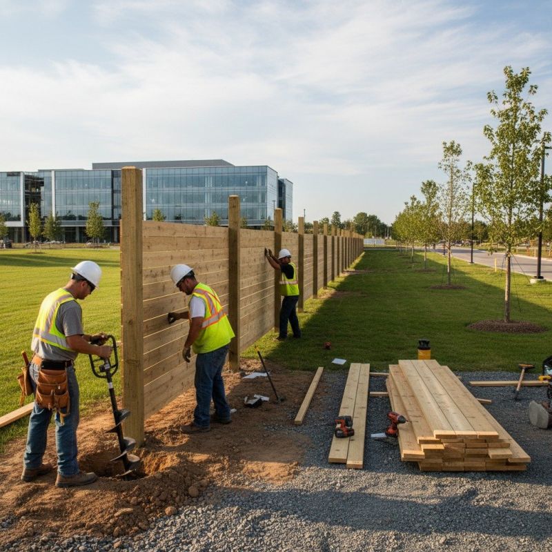 Concrete Fence Installation